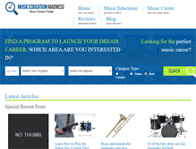 Tablet Screenshot of musiceducationmadness.com